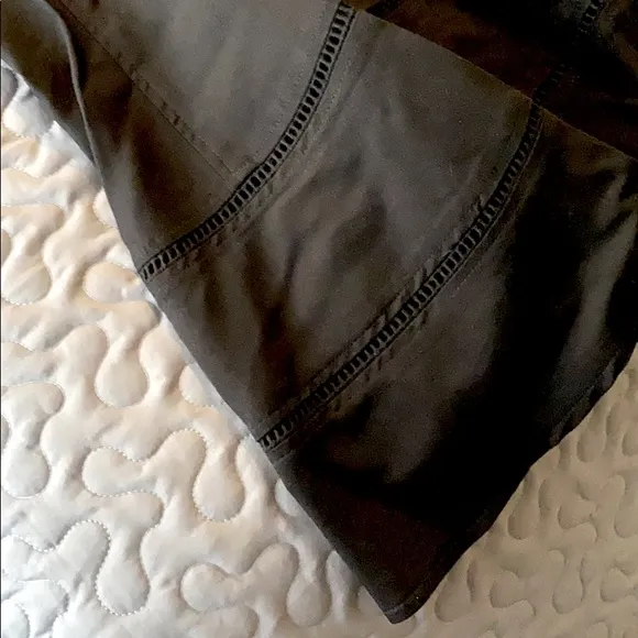 Nanette Lepore Black Midi Flare Skirt