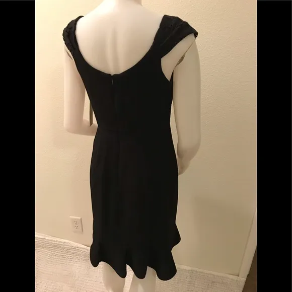 Nanette Lepore very black rich romantics dress