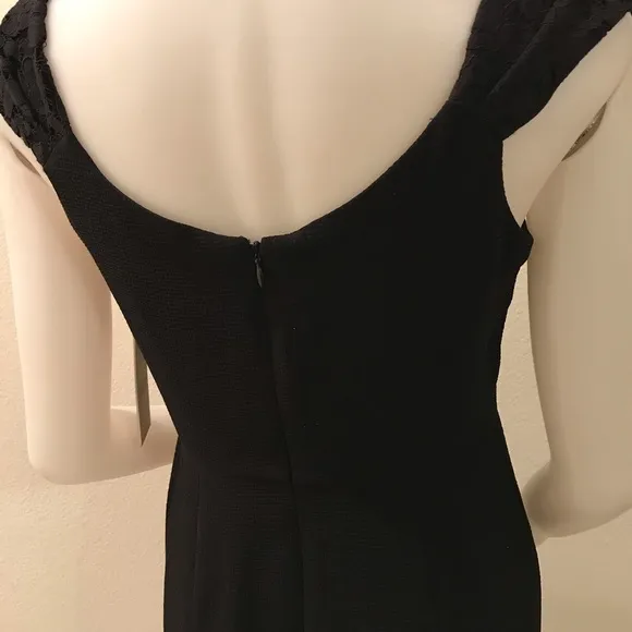 Nanette Lepore very black rich romantics dress