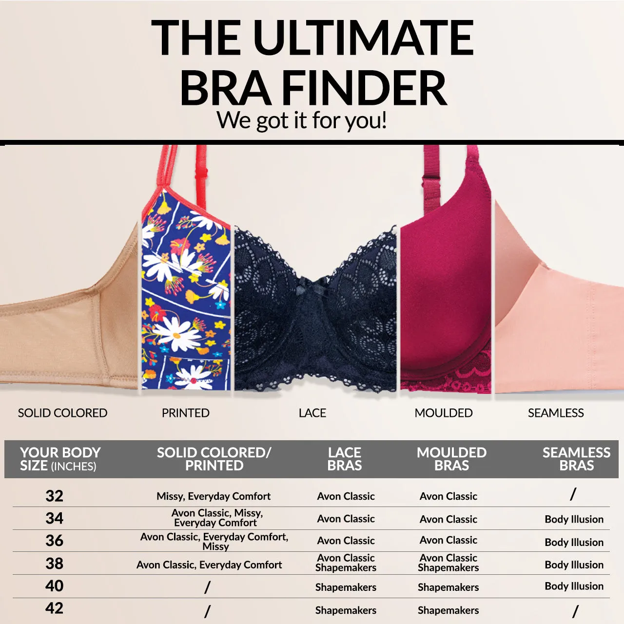 Natalie Underwire Convertible Bra
