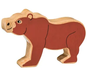 Natural brown bear
