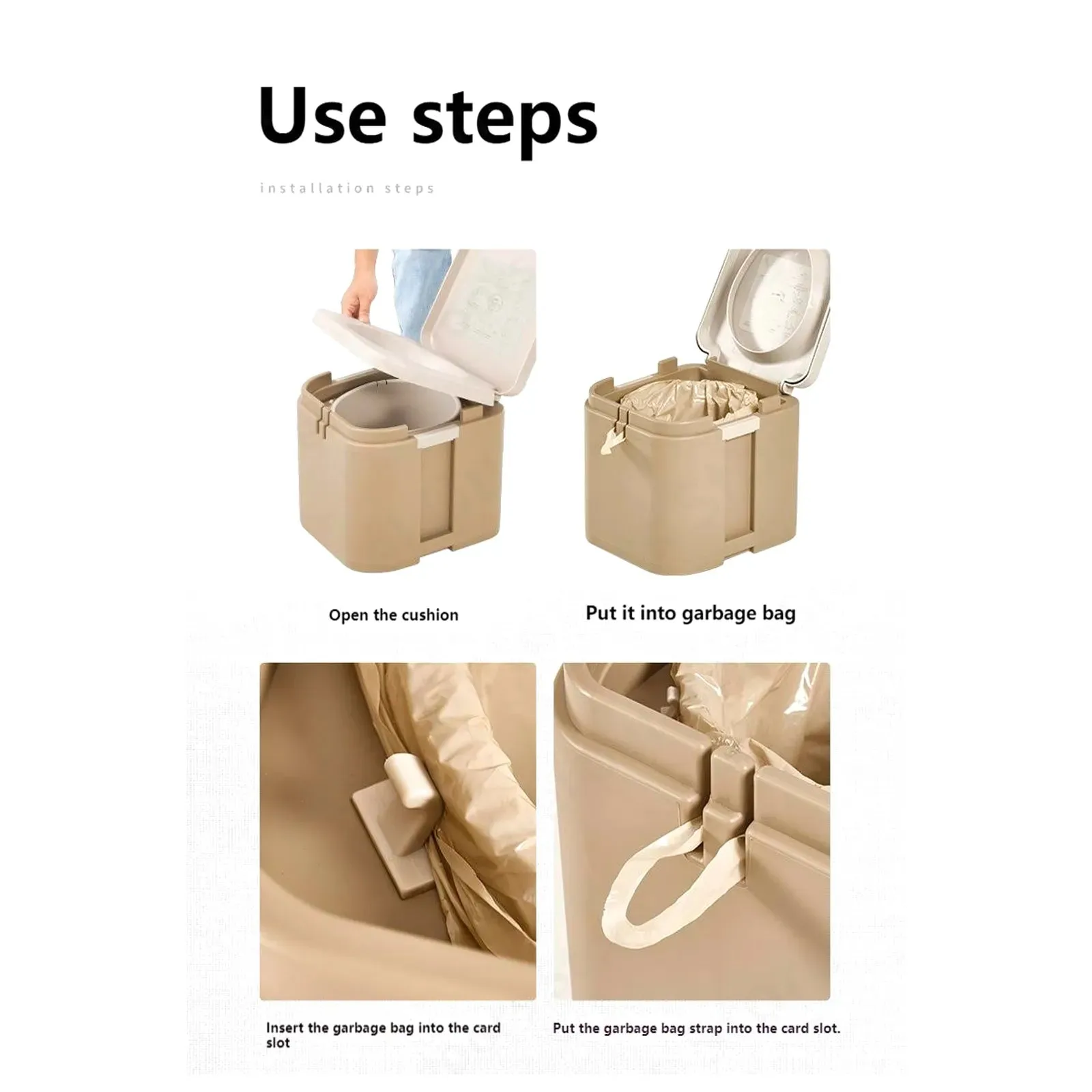 NatureHike - Detachable Lliner Toilet