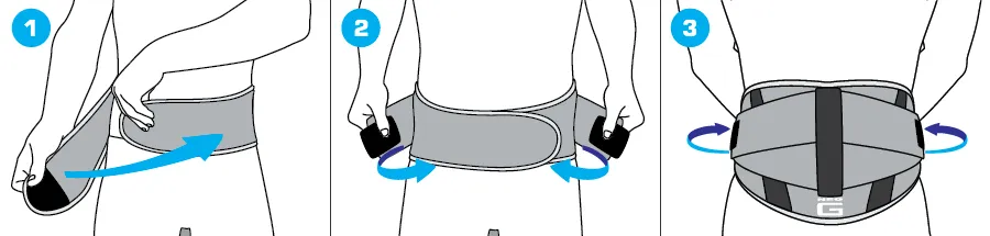 Neo-G Back Brace With Power Straps