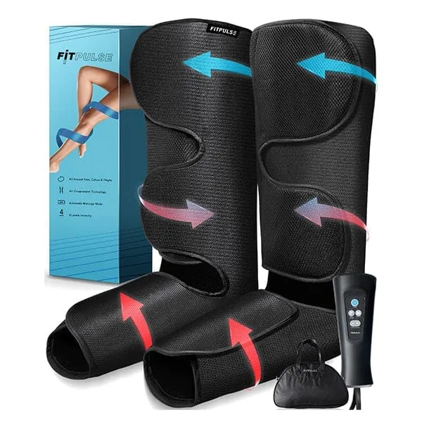 NEW Fitpulse Air Compression Lower Leg Massager | Medium Size