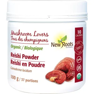 New Roots Reishi Organic Powder 100 Grams