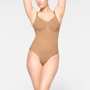 NEW Skims Seamless Sculpt Brief Bodysuit In Ochre
