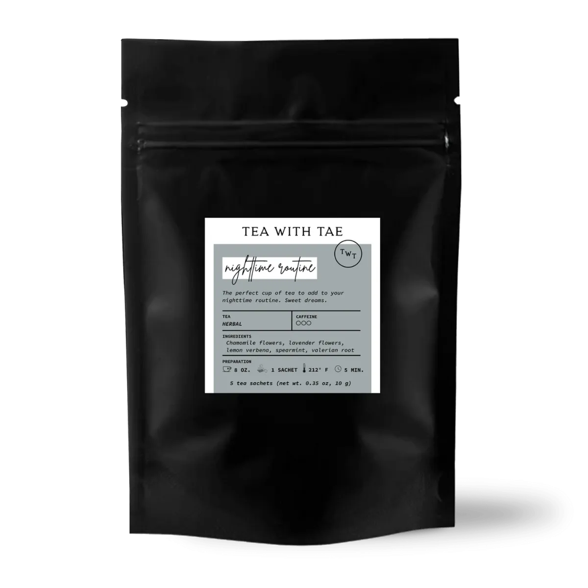 Nighttime Routine 5ct. Pouch