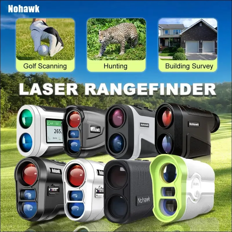 Nohawk golf laser rangefinder telescope – accurate distance measurement for golfers & hunters