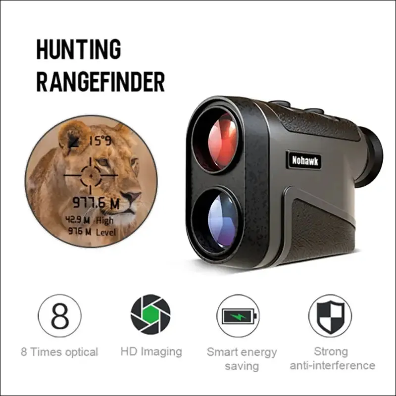 Nohawk golf laser rangefinder telescope – accurate distance measurement for golfers & hunters