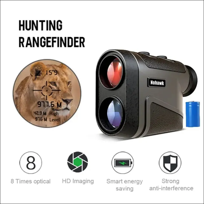 Nohawk golf laser rangefinder telescope – accurate distance measurement for golfers & hunters