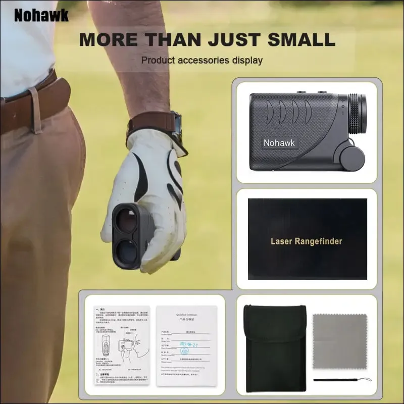 Nohawk golf laser rangefinder telescope – accurate distance measurement for golfers & hunters