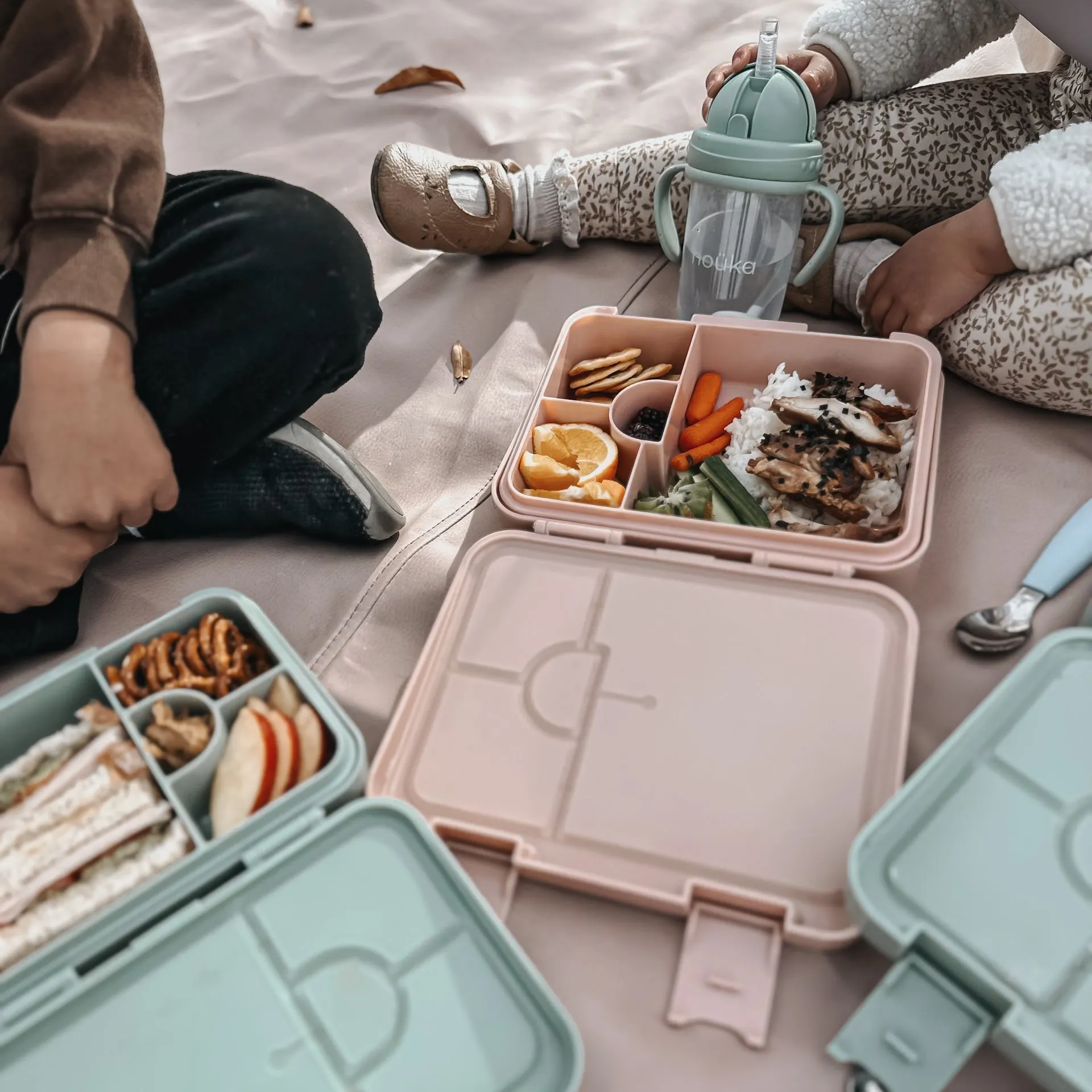 noüka Grand Bento Lunch Box - Dune (Min. of 2 PK, Multiples of 2 PK)