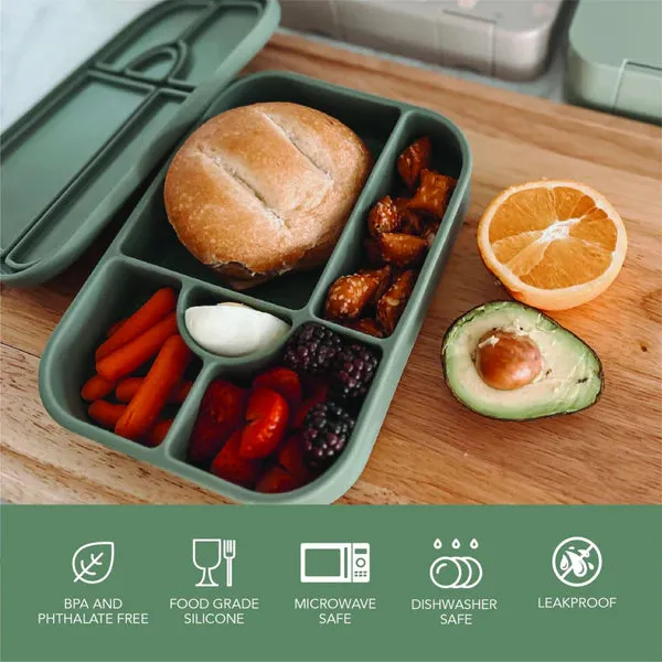 noüka Large Silicone Sealed Lunch Box (Wave)