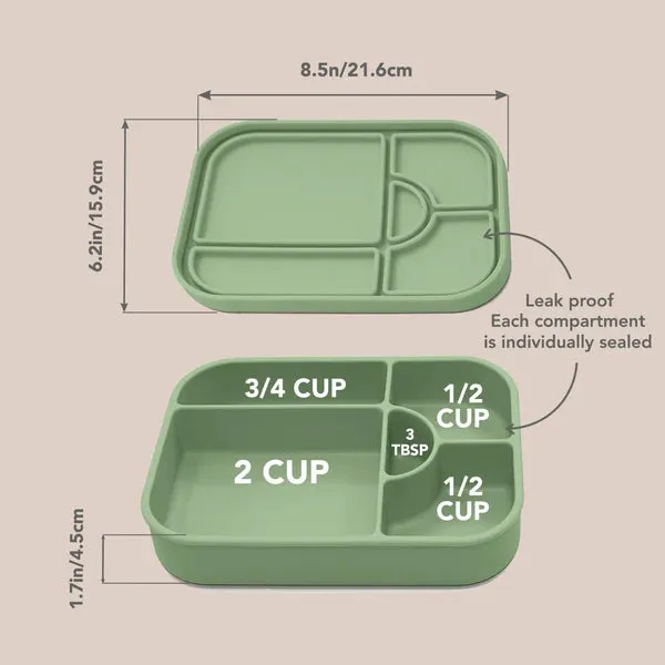 noüka Large Silicone Sealed Lunch Box (Wave)