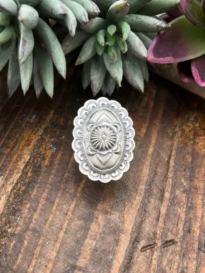 Nola Sterling Concho Ring