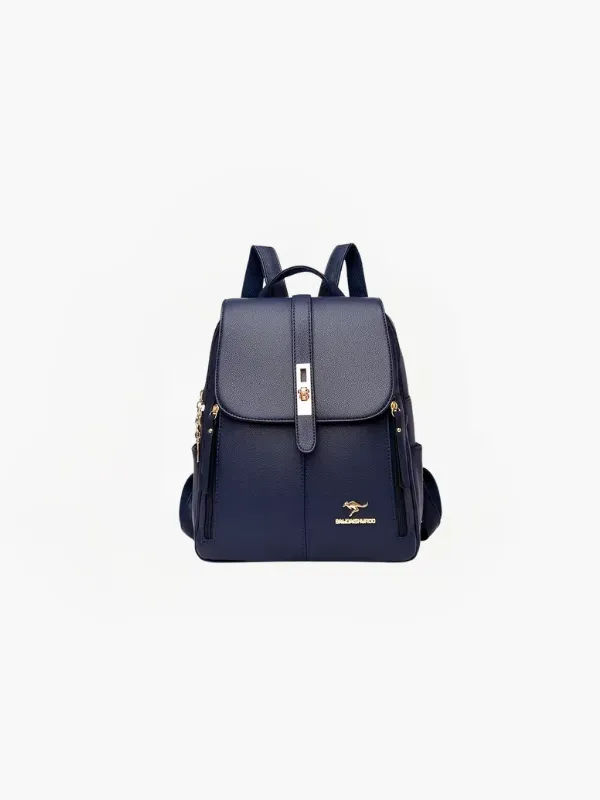 Nova - Anti-theft PU leather backpack with RFID protection and stylish design