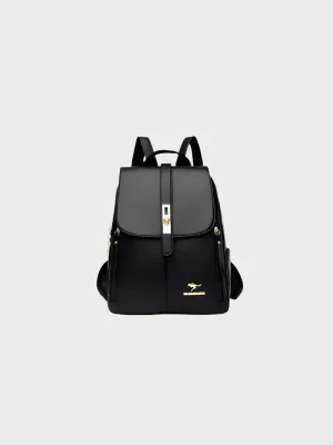Nova - Anti-theft PU leather backpack with RFID protection and stylish design