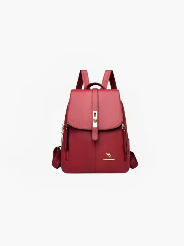 Nova - Anti-theft PU leather backpack with RFID protection and stylish design