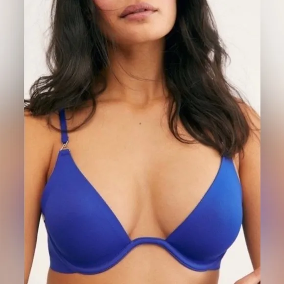 NWT Free People Intimately Blue Ari Underwire Bra Size 32C