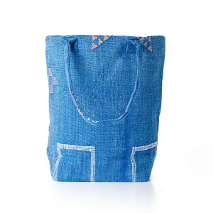 Ocean Blue - Tote Cactus Silk bag