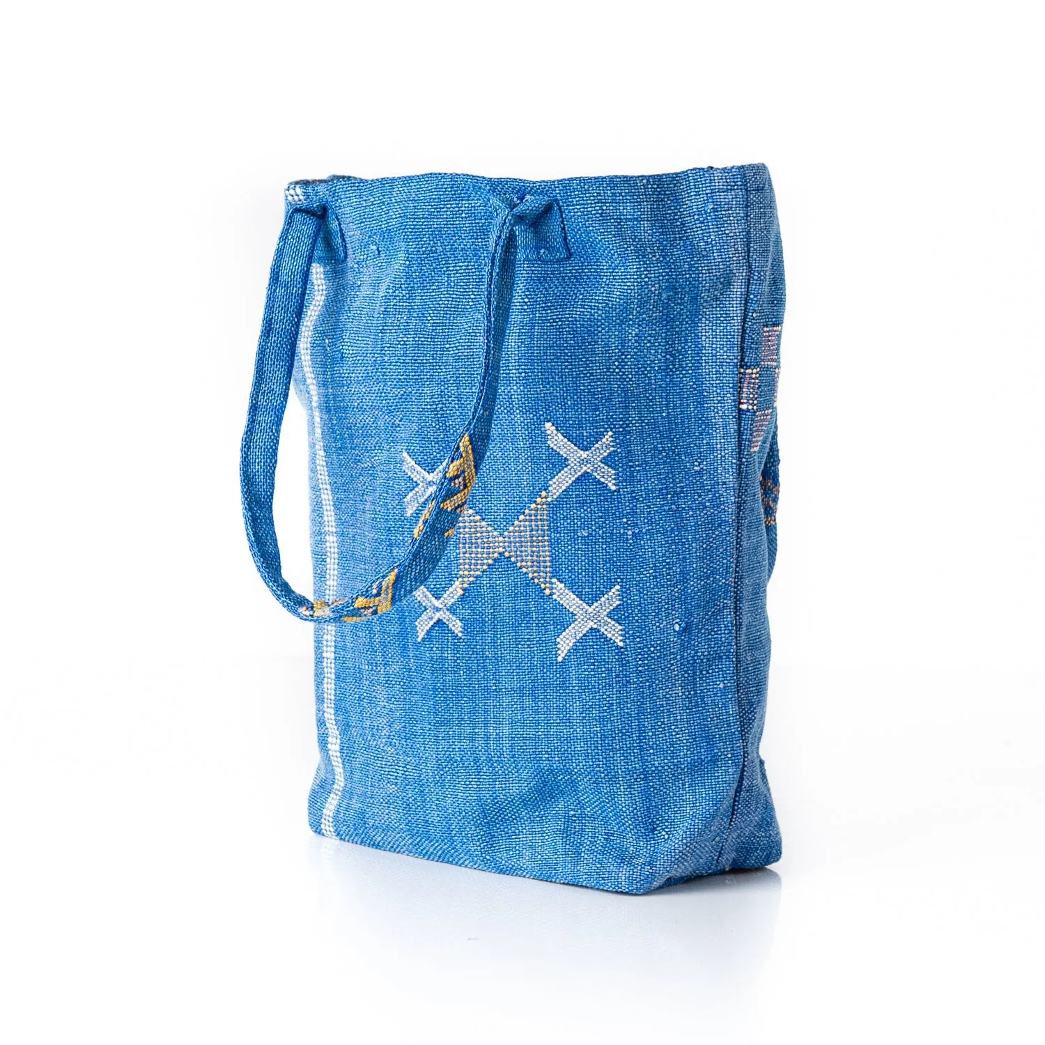 Ocean Blue - Tote Cactus Silk bag