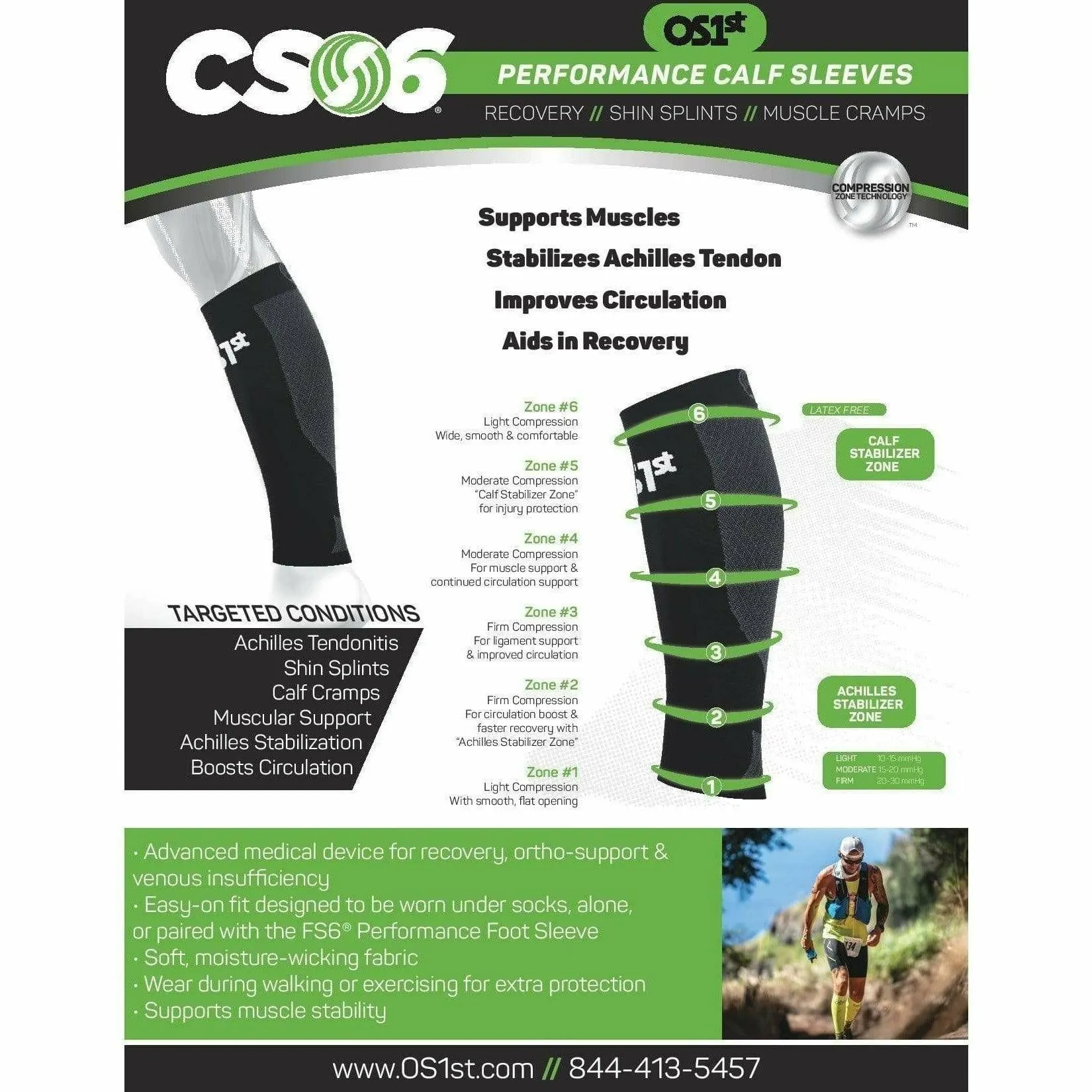 OS1st DC Comic Compression Calf Sleeves