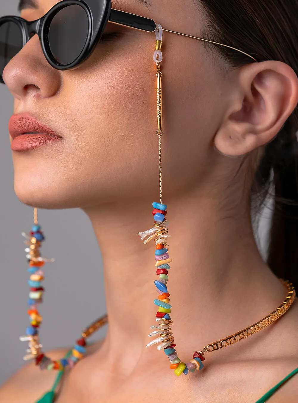 Outhouse   -   Le Lien The Bubblepop Monogram Lanyard