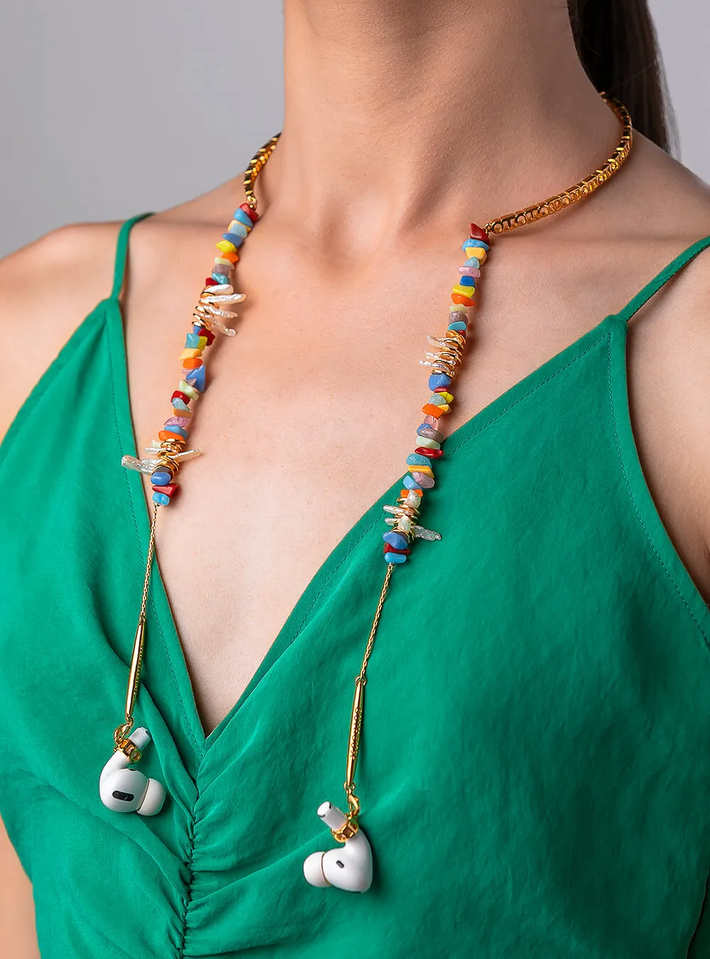 Outhouse   -   Le Lien The Bubblepop Monogram Lanyard
