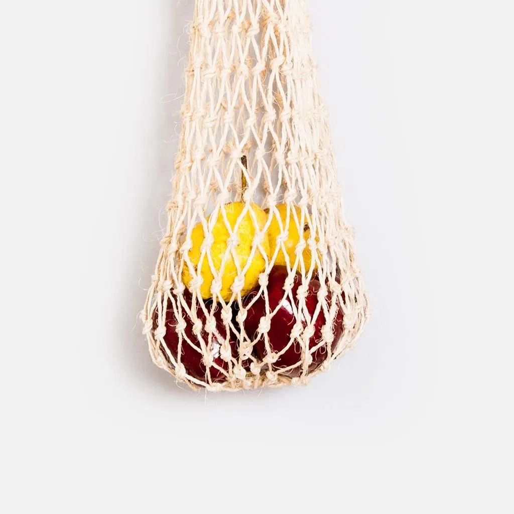 Oversized Fique Net Bag - Natural