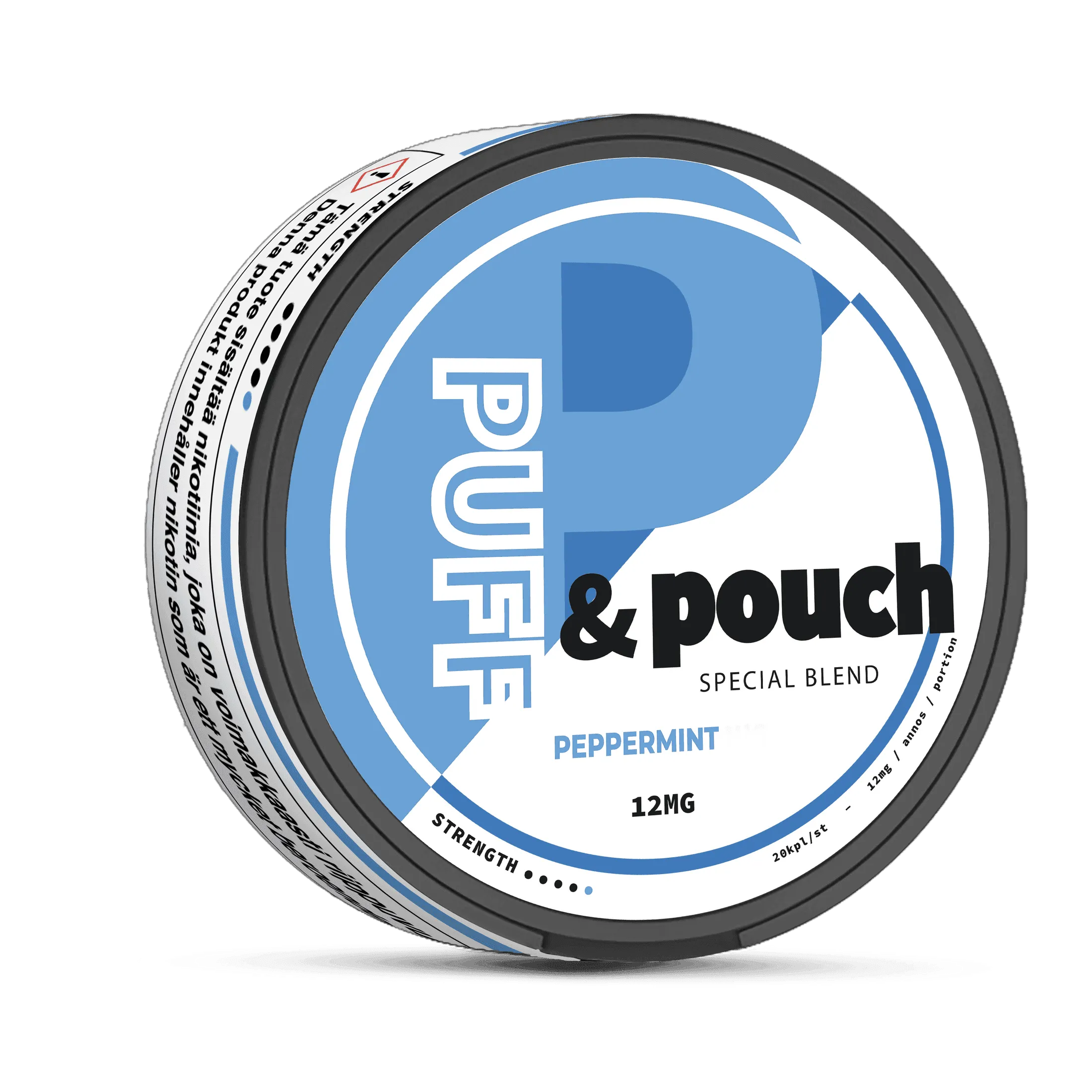 PEPPERMINT 12MG - PUFF&POUCH NICOTINE POUCHES