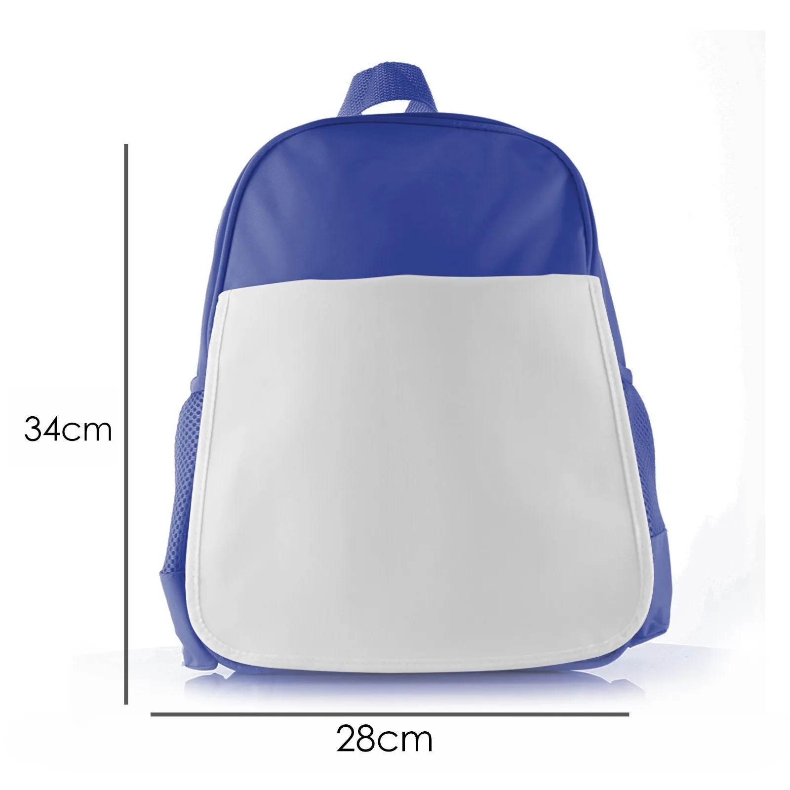 Personalised School Bag with Cute Text and Hippo Peach Flowers