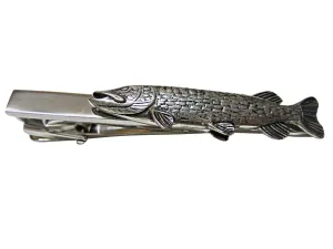 Pike Fish Square Tie Clip