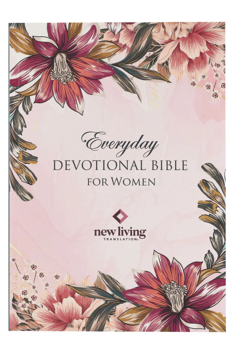 Pink Lily NLT Everyday Devotional Bible for Women