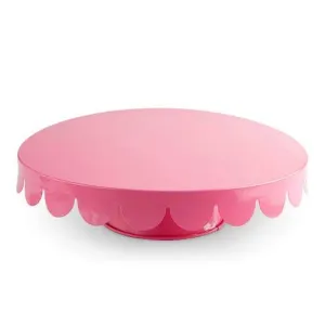 Pink Metal Cake Stand