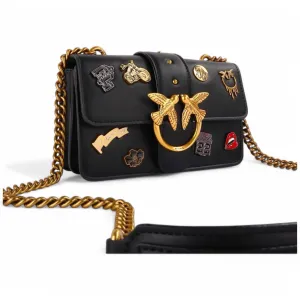Pinko Love Classic Icon Shoulder Bag (14*22)
