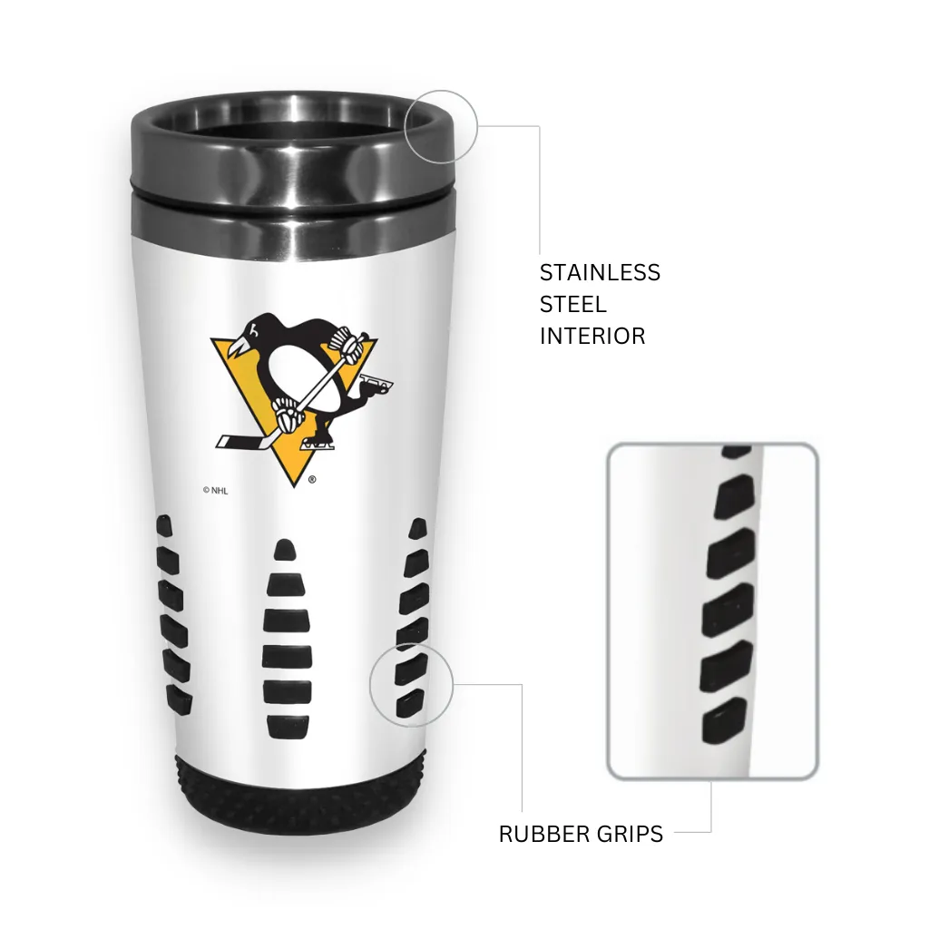 Pittsburgh Penguins Travel Mug - 16 oz. White Huntsville