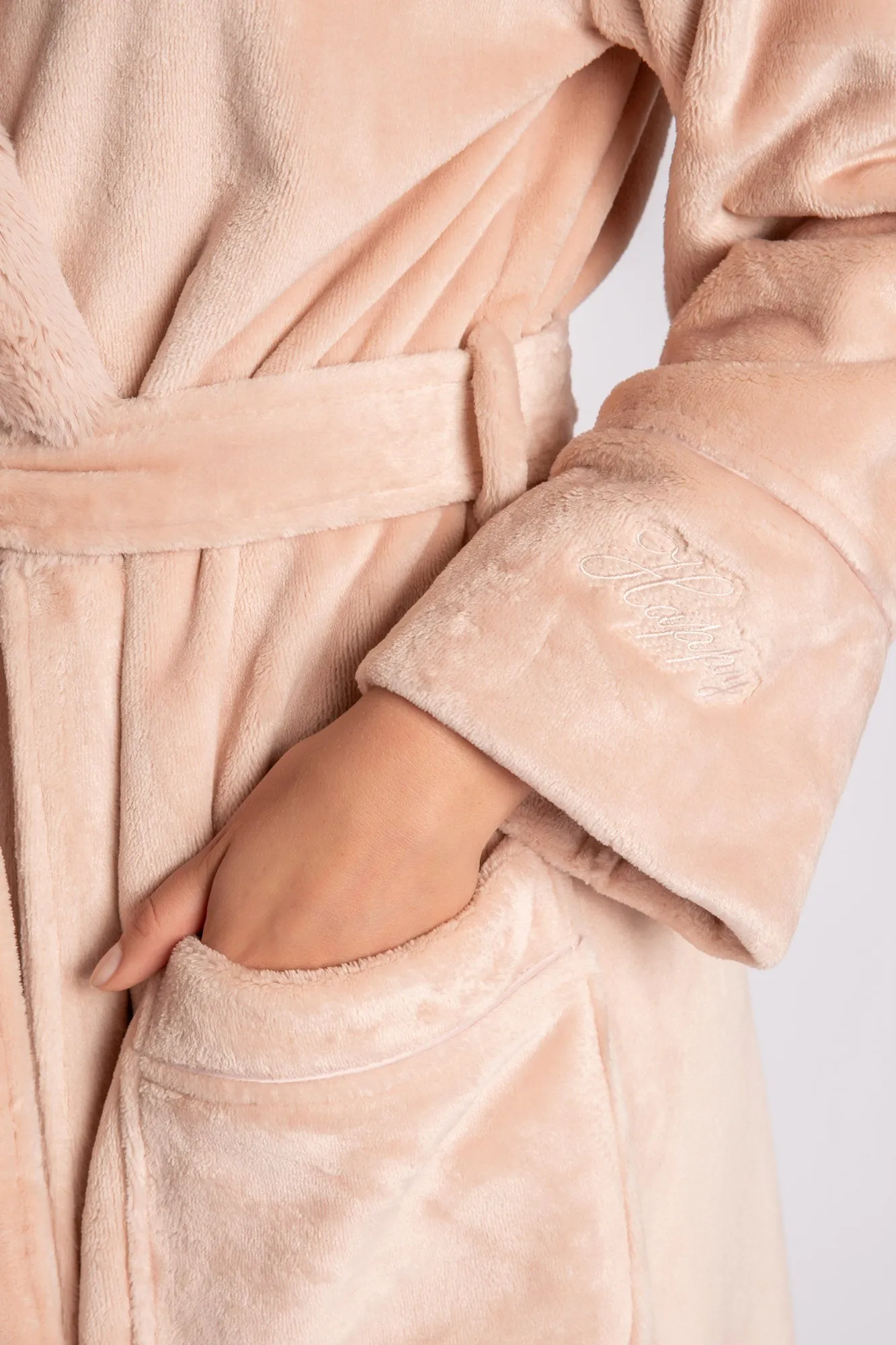 PJ Salvage Happy Luxe Plush Robe