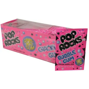 Pop Rocks, Bubblegum, 0.33oz, 24Ct Case