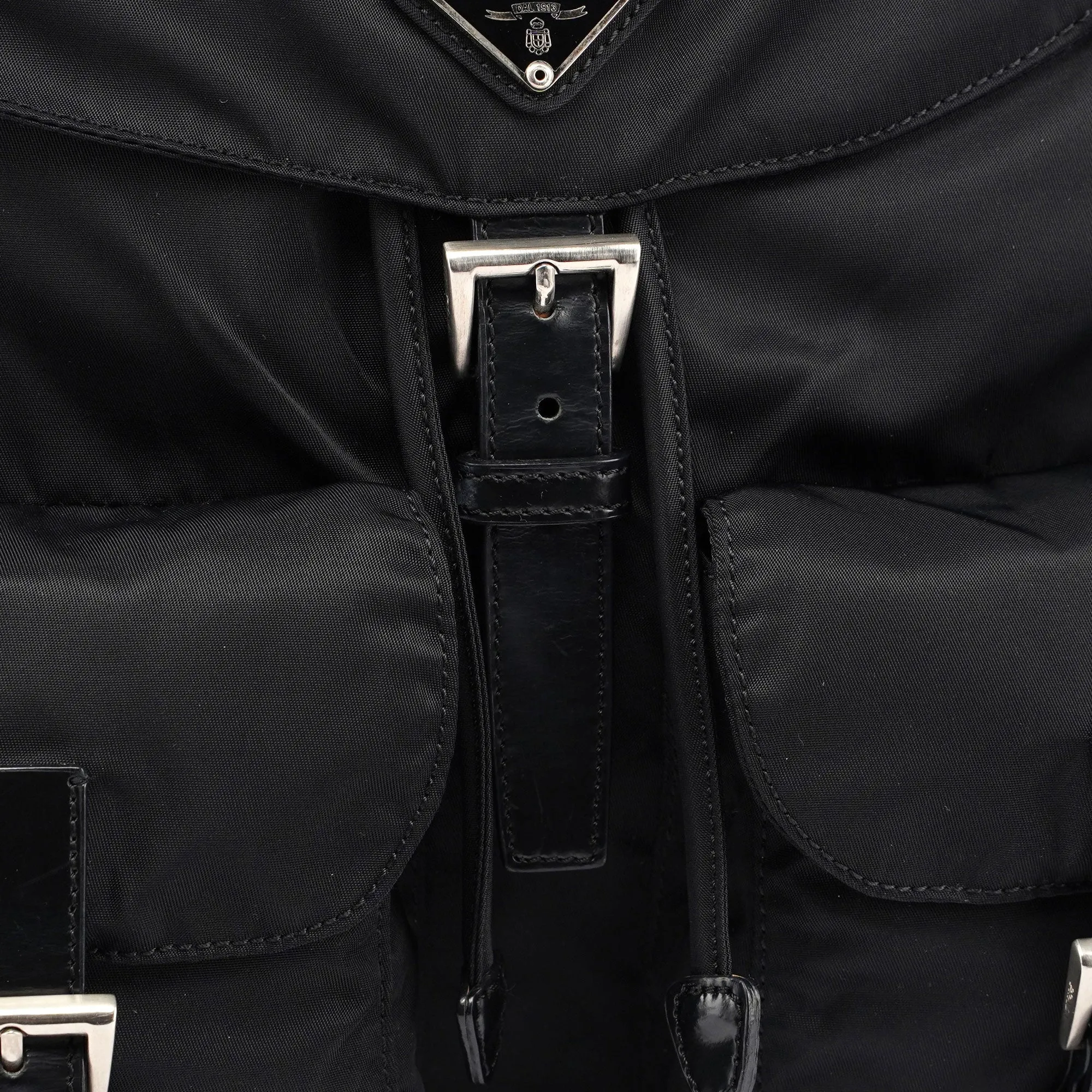 Prada B2811 Black Backpack