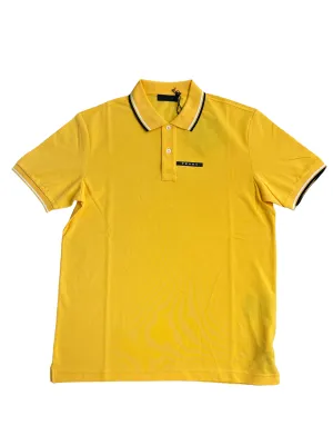 PRADA MILANO SLIM FIT POLO SHIRT - YELLOW