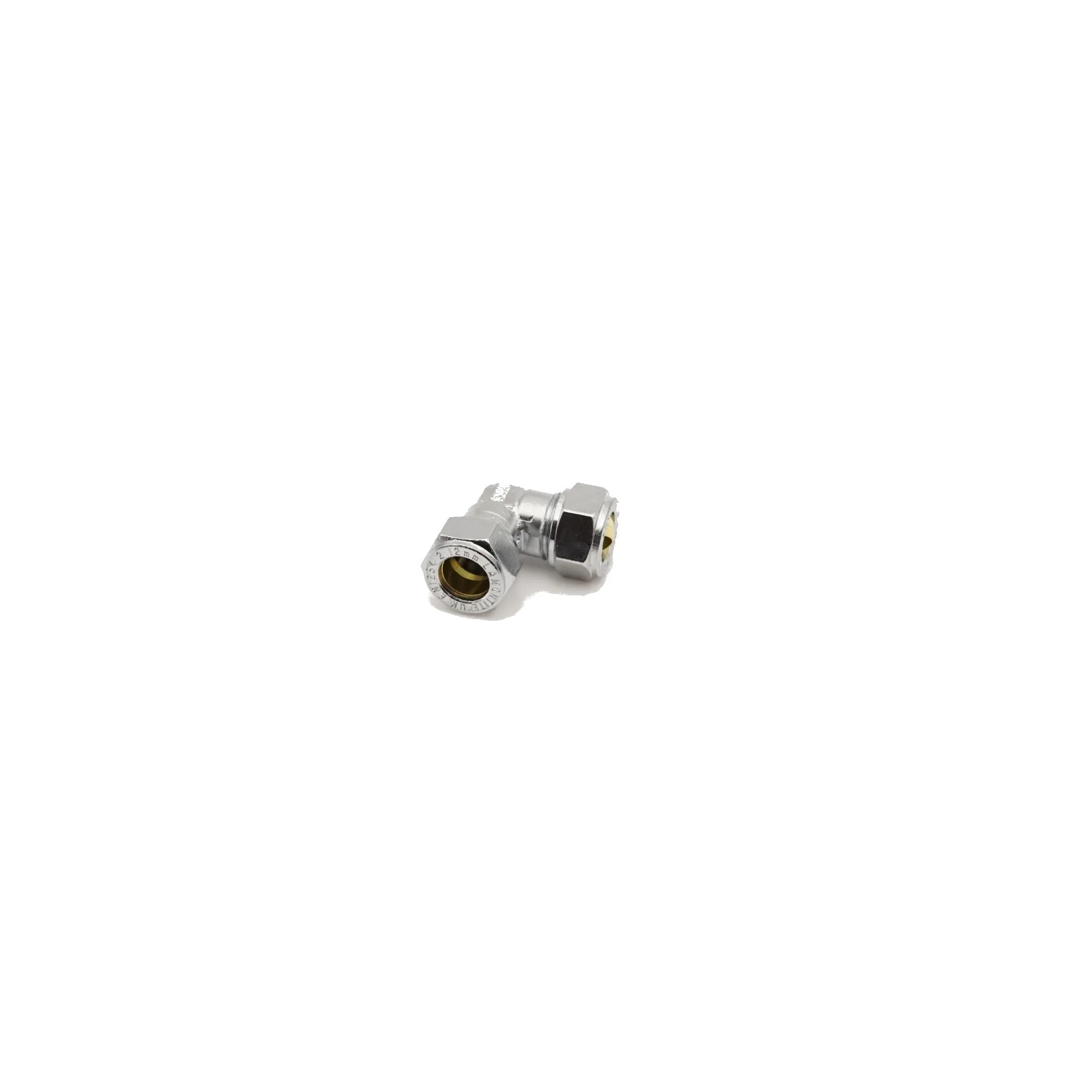 PrimaPlus Chrome Compression Elbow 12mm