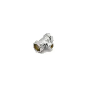 PrimaPlus Chrome Compression Reduced Tee 28 x 28 x 15mm