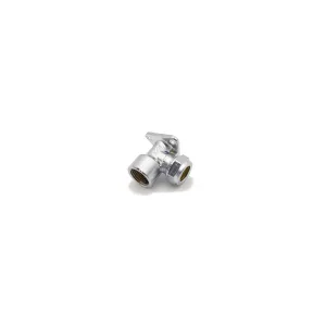 PrimaPlus Chrome Wallplate Elbow 15mm x 1/2"Fi