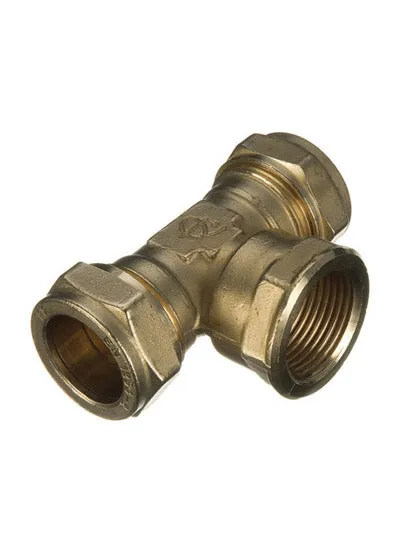PrimaPlus Dzr Thread Female Iron Centre Tee 22 x 22 x 3/4"Fi