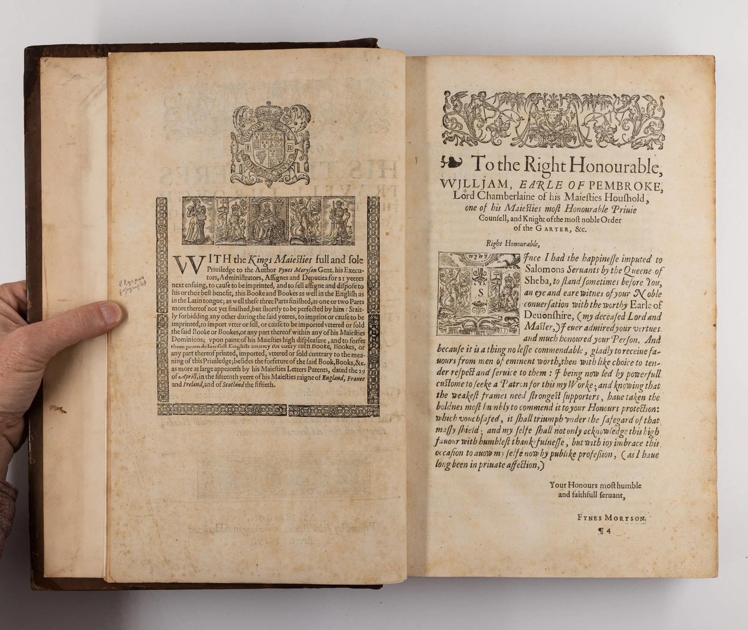 "Morysen's Itinerary" – 1617 – by Fynes Moryson [1st Ed.]