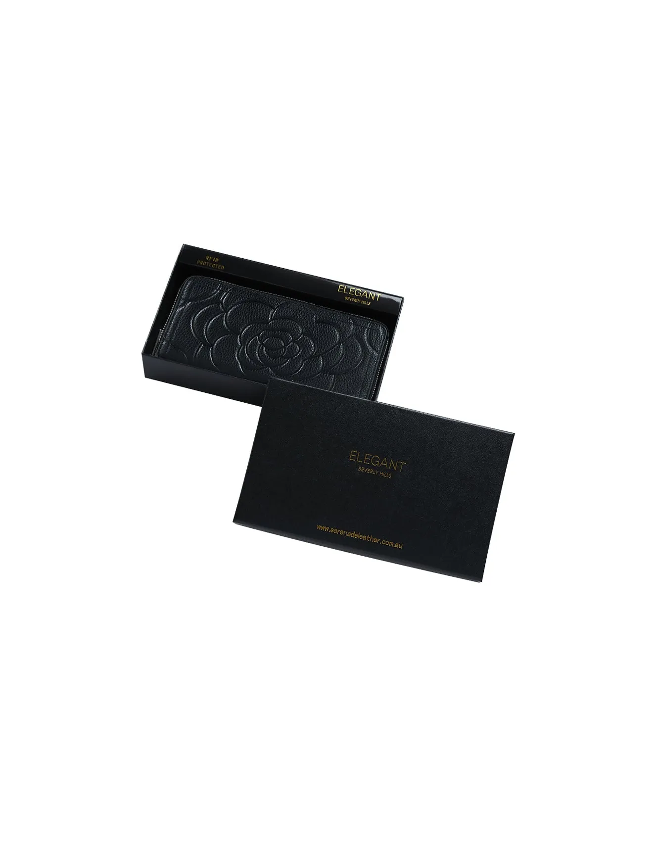 RAFAELLA ZIPAROUND RFID WALLET- WE1-22-BLK