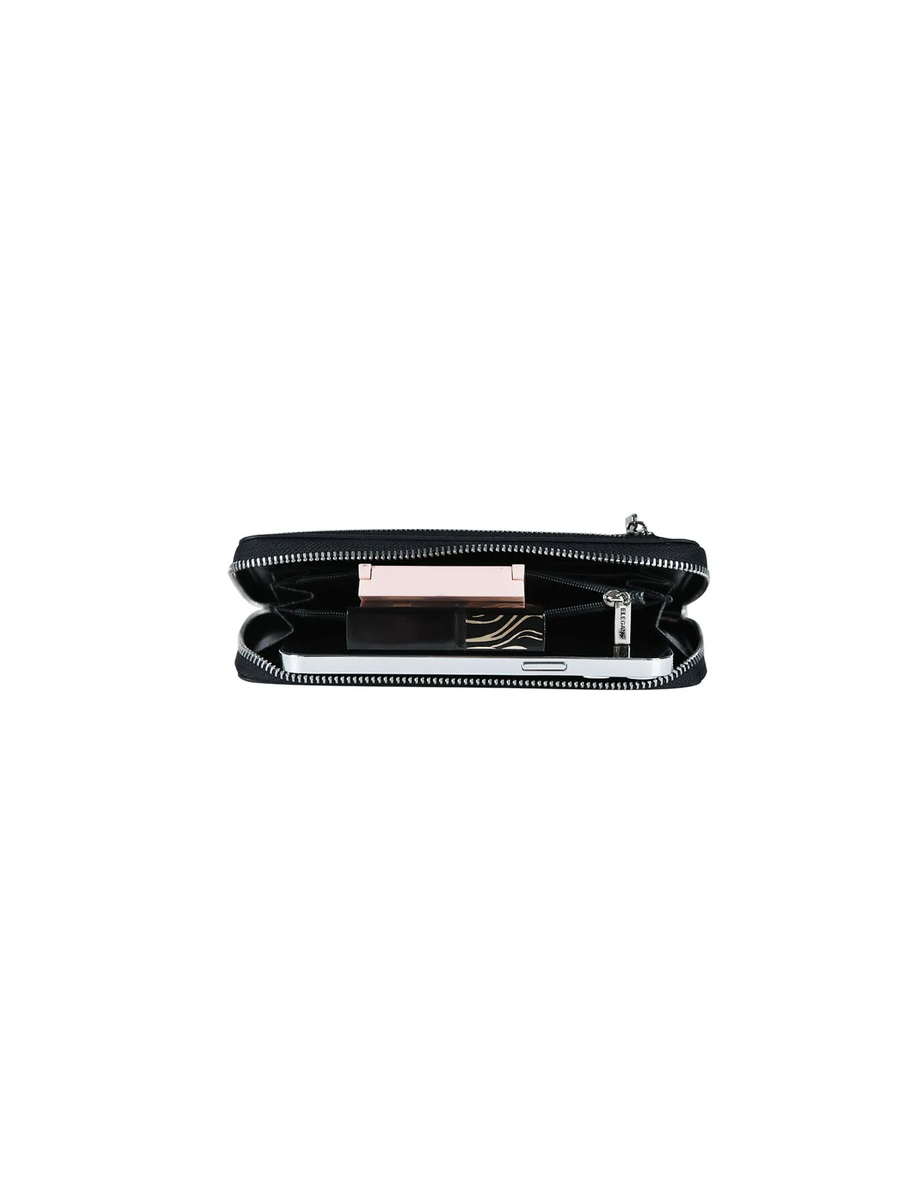 RAFAELLA ZIPAROUND RFID WALLET- WE1-22-BLK