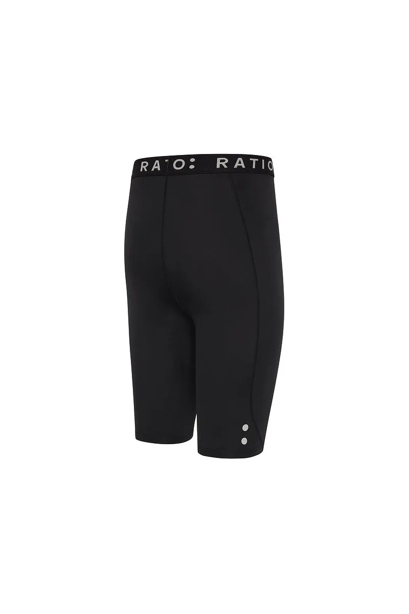 RATIO: Boy's Compression Short - Black