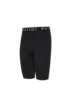 RATIO: Boy's Compression Short - Black