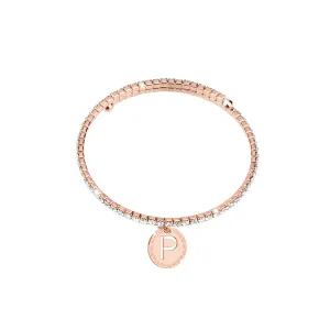 Rebecca My World Rose Gold Glam Bangle - P